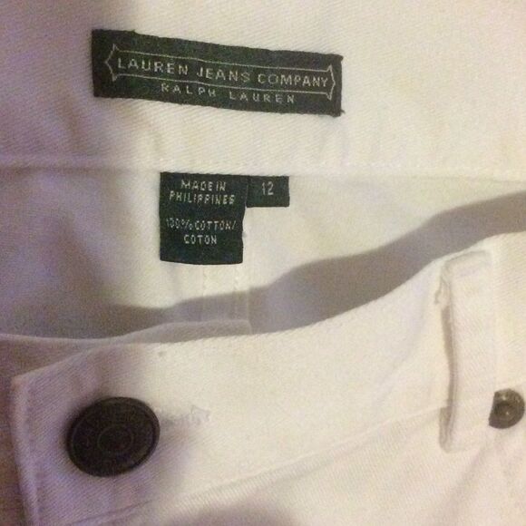Ralph Lauren Denim - White Ralph Lauren Crop Jeans